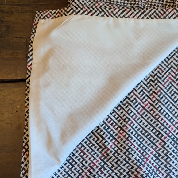 H&M Black and White Wrap Mini Skirt for Work - Picture 9 of 9